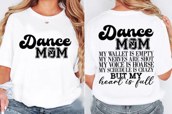 Dance Mom My Wallet is Empty Svg: Graphics for Crafts