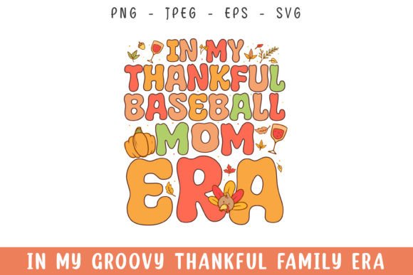 In My Baseball Mom Era SVG: Retro Graphics for Crafts