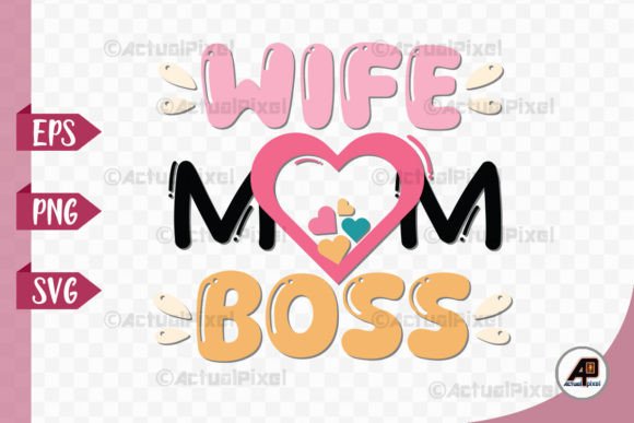 Mama Mom Mothers Day PNG SVG for Crafts and Graphics