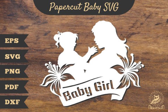 Mom and Baby Girl Papercut SVG 1: Crafts & Graphics Review