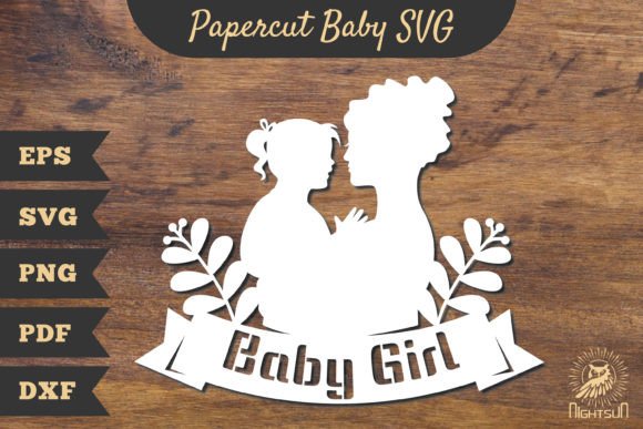 Mom and Baby Girl Papercut SVG 3: A Designer's Review