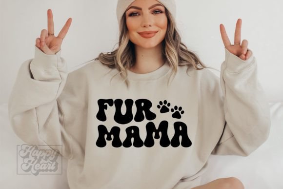 Retro Fur Mama SVG: Graphics for Crafts & Sales