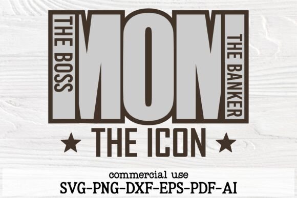 The Boss Mom Icon: SVG Graphics for Crafts